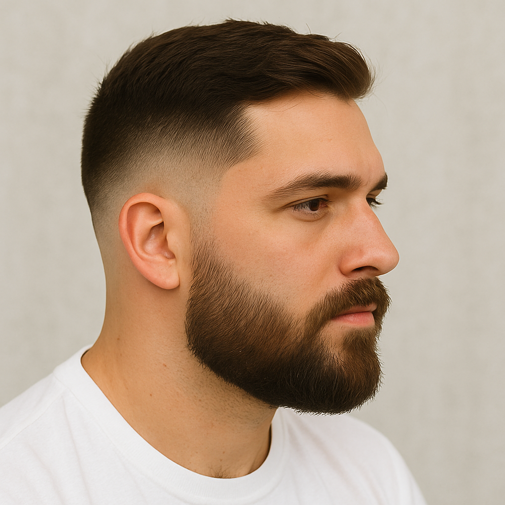 Drop Fade with Beard and Mustache: The Ultimate Grooming Guide Drop Fade with Beard and Mustache