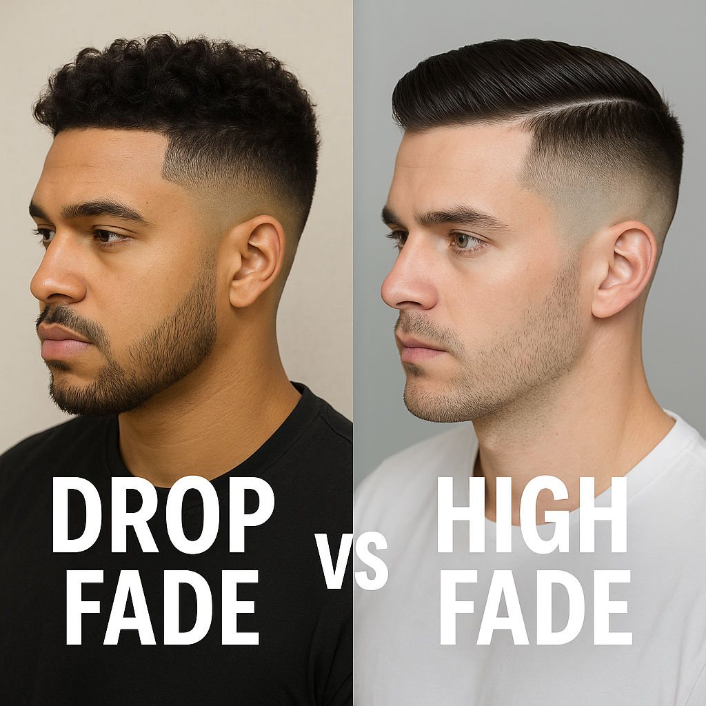Drop Fade vs High Fade Haircut: Which Style Should You Choose Drop fade vs high fade haircut