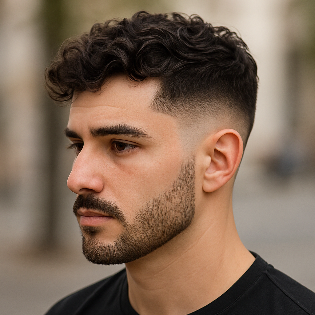 Drop Fade with Wavy Hair: The Ultimate Style Guide Drop fade with wavy hair