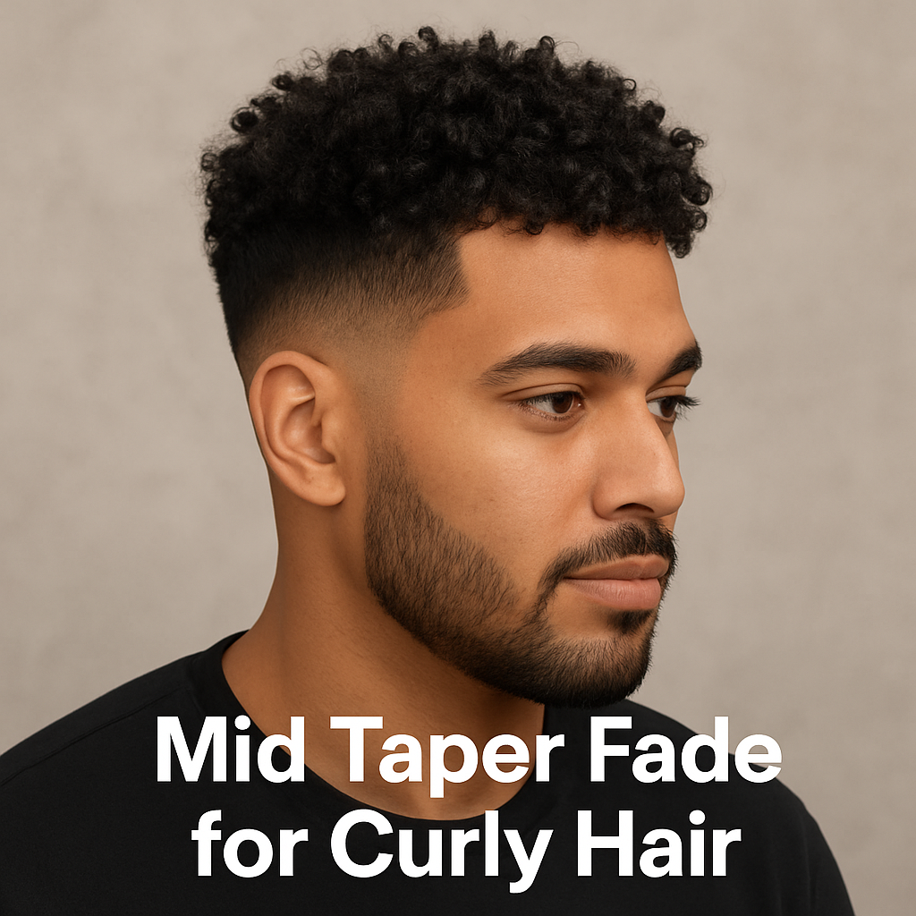 Mid Taper Fade for Curly Hair: The Perfect Blend of Style and Simplicity Mid taper fade for curly hair